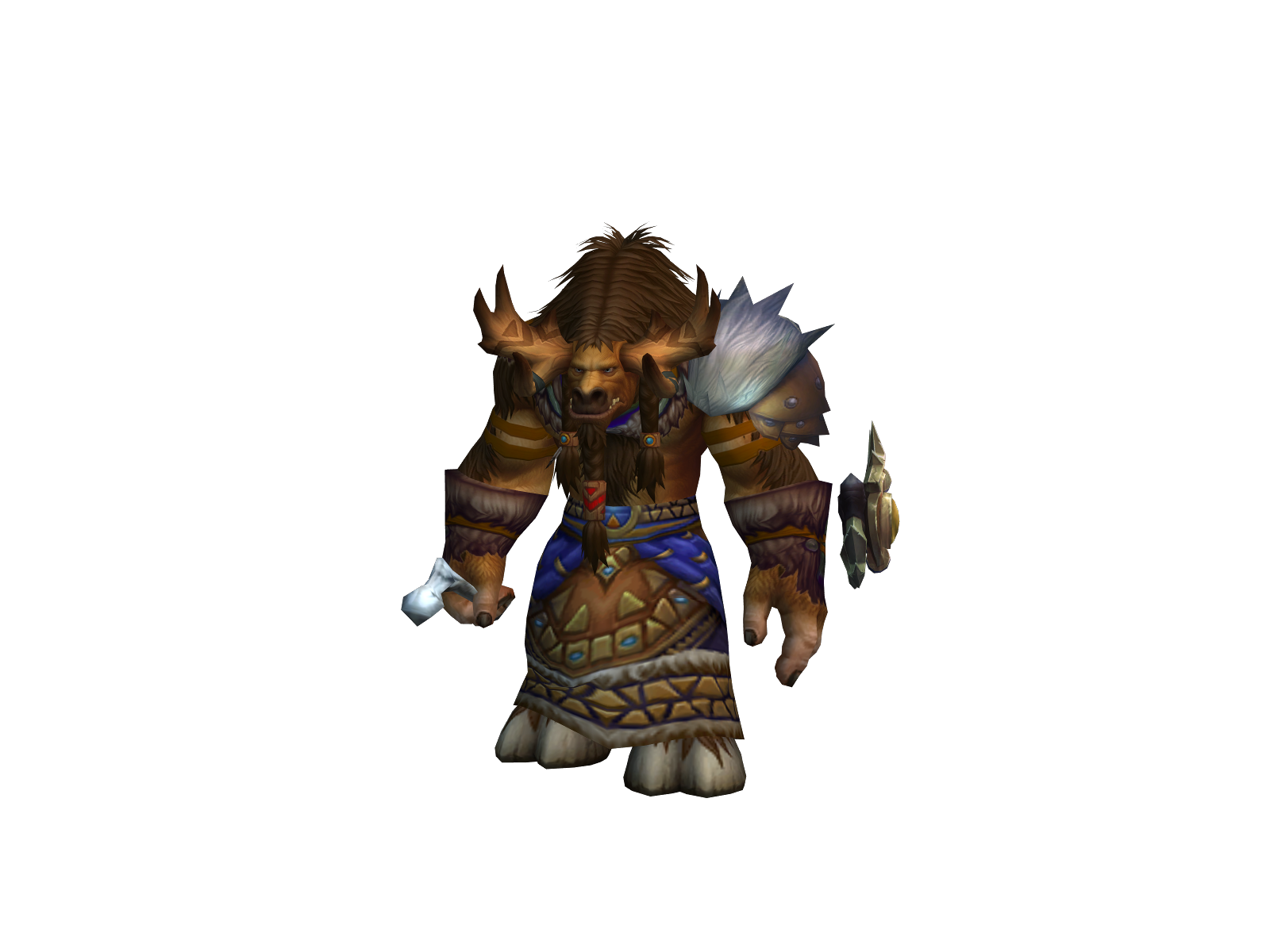 Shabull 3D character render