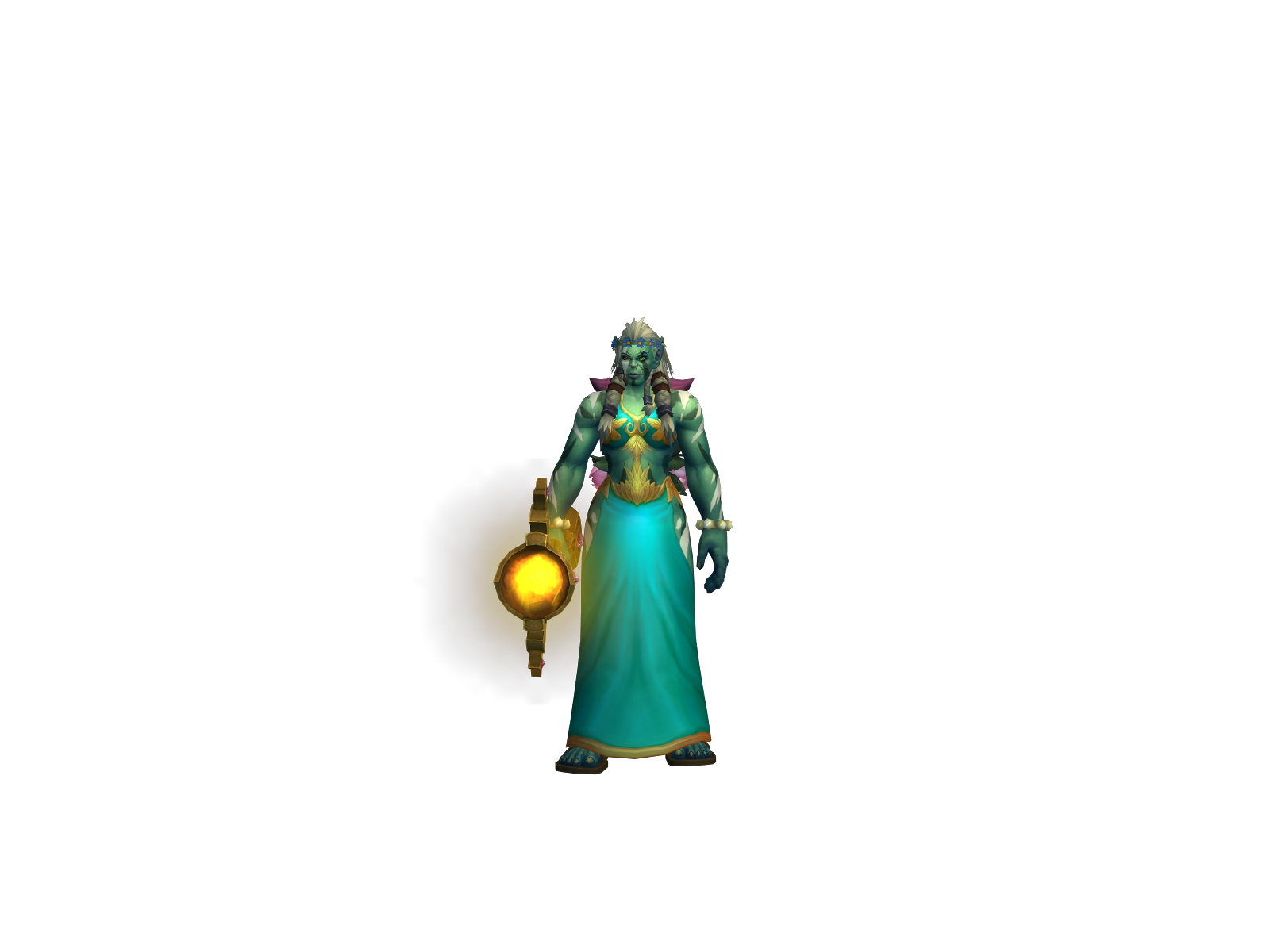 Okrina 3D character render
