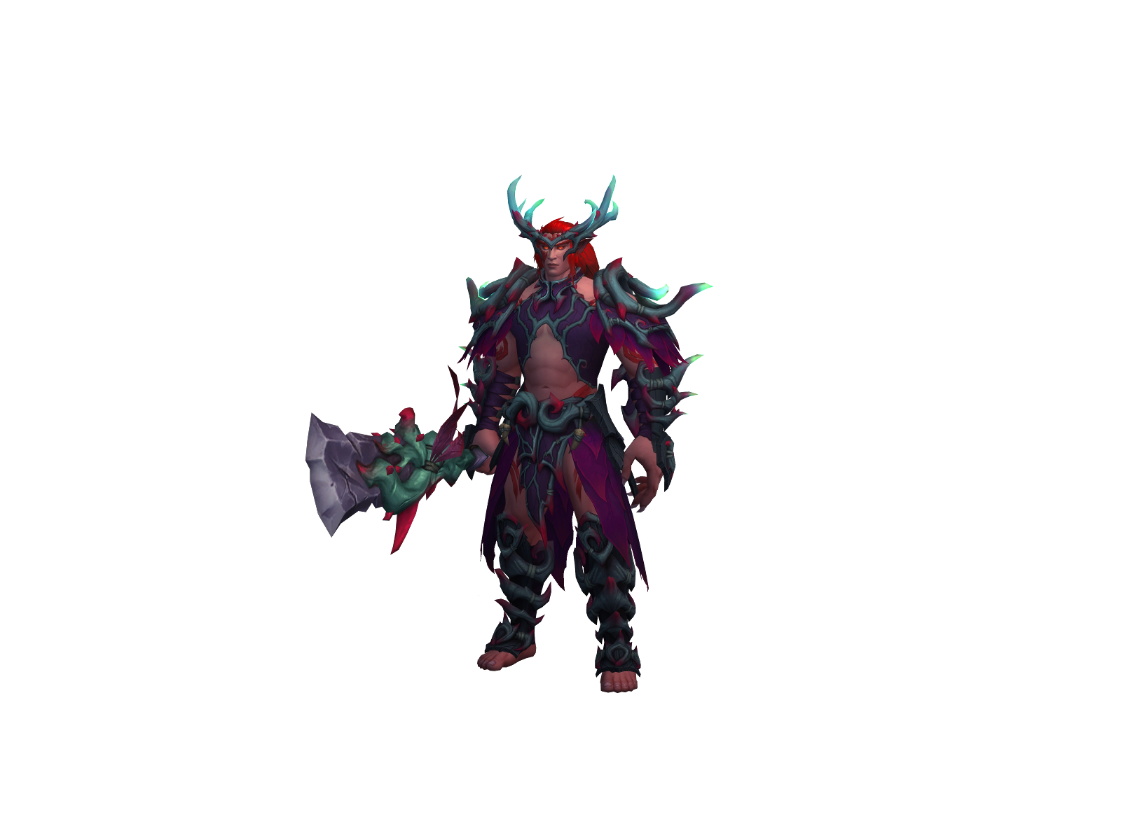 Shalhawe 3D character render