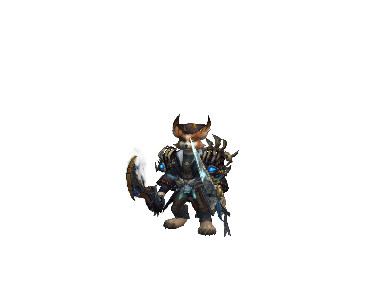 Runaros 3D character render