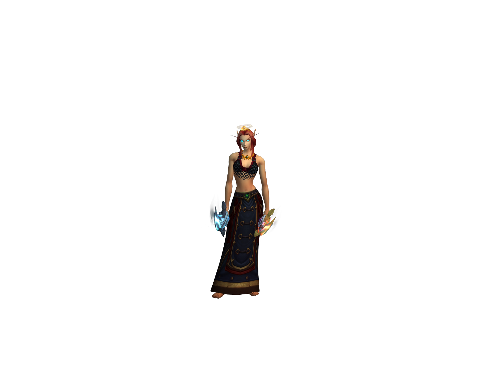 Twinrova 3D character render