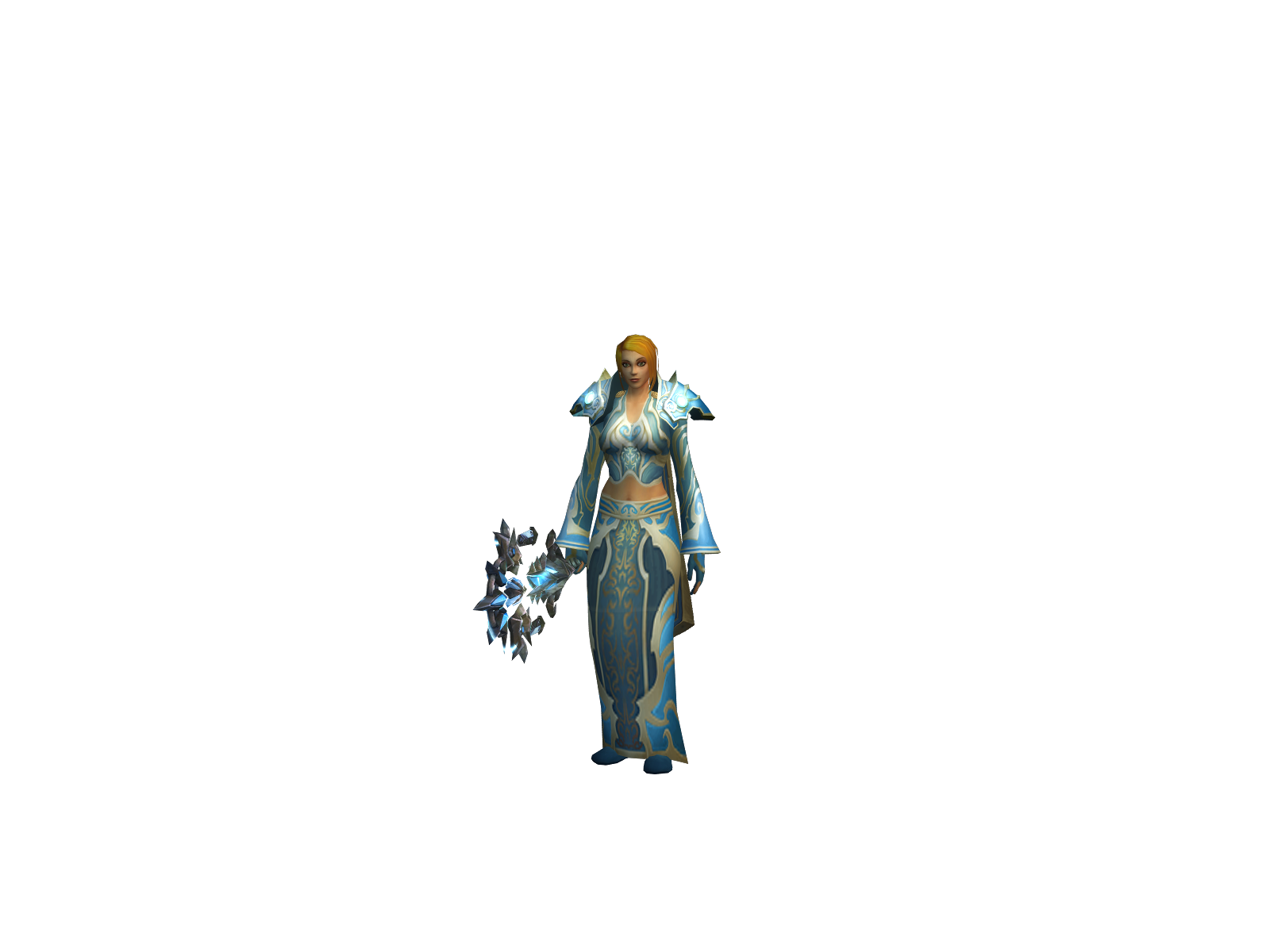 Celestiel 3D character render