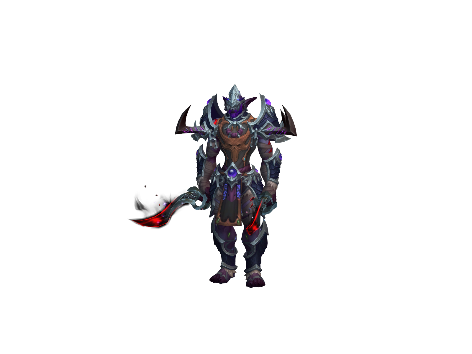 Drewydemon 3D character render