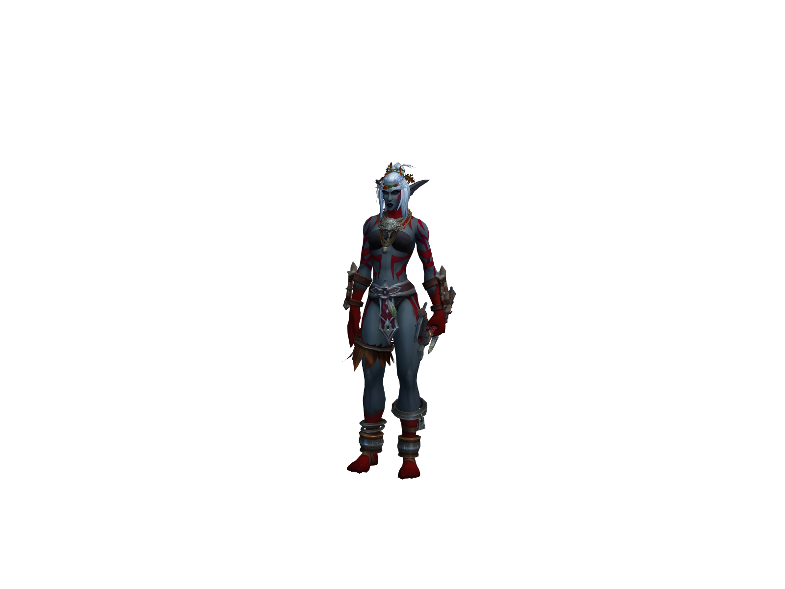 Aulonocara 3D character render
