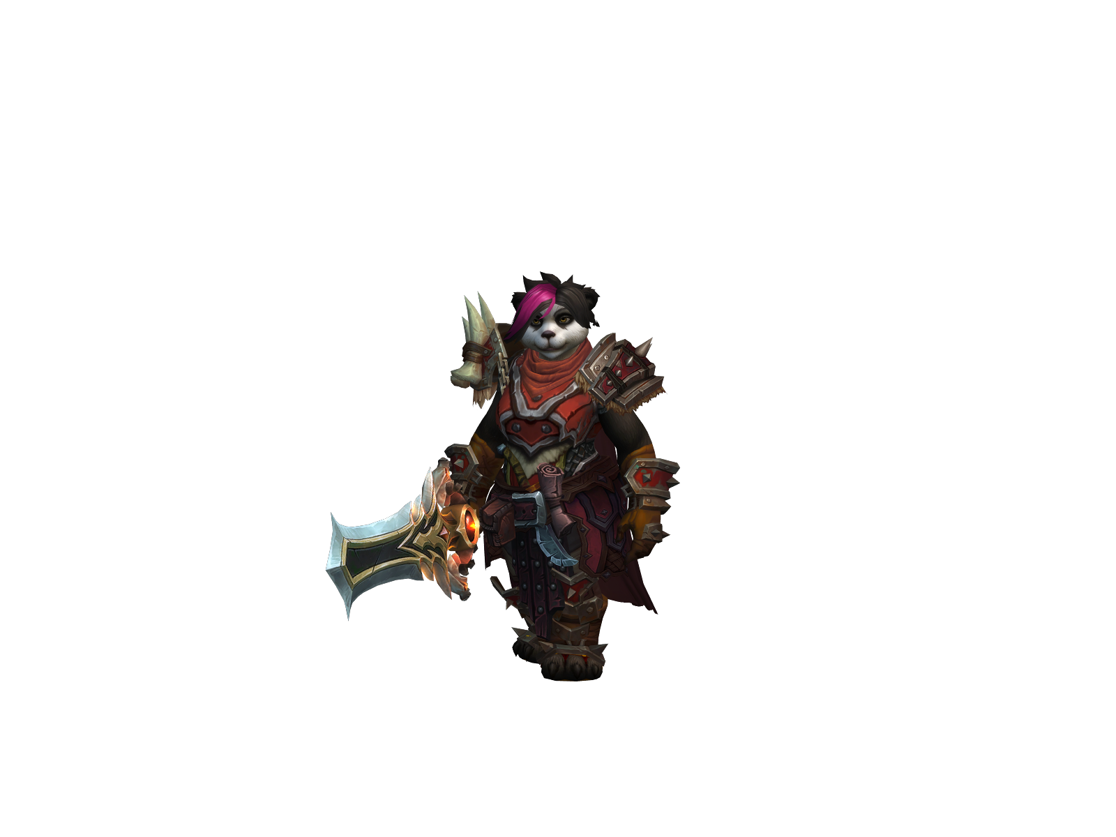 Pandonem 3D character render
