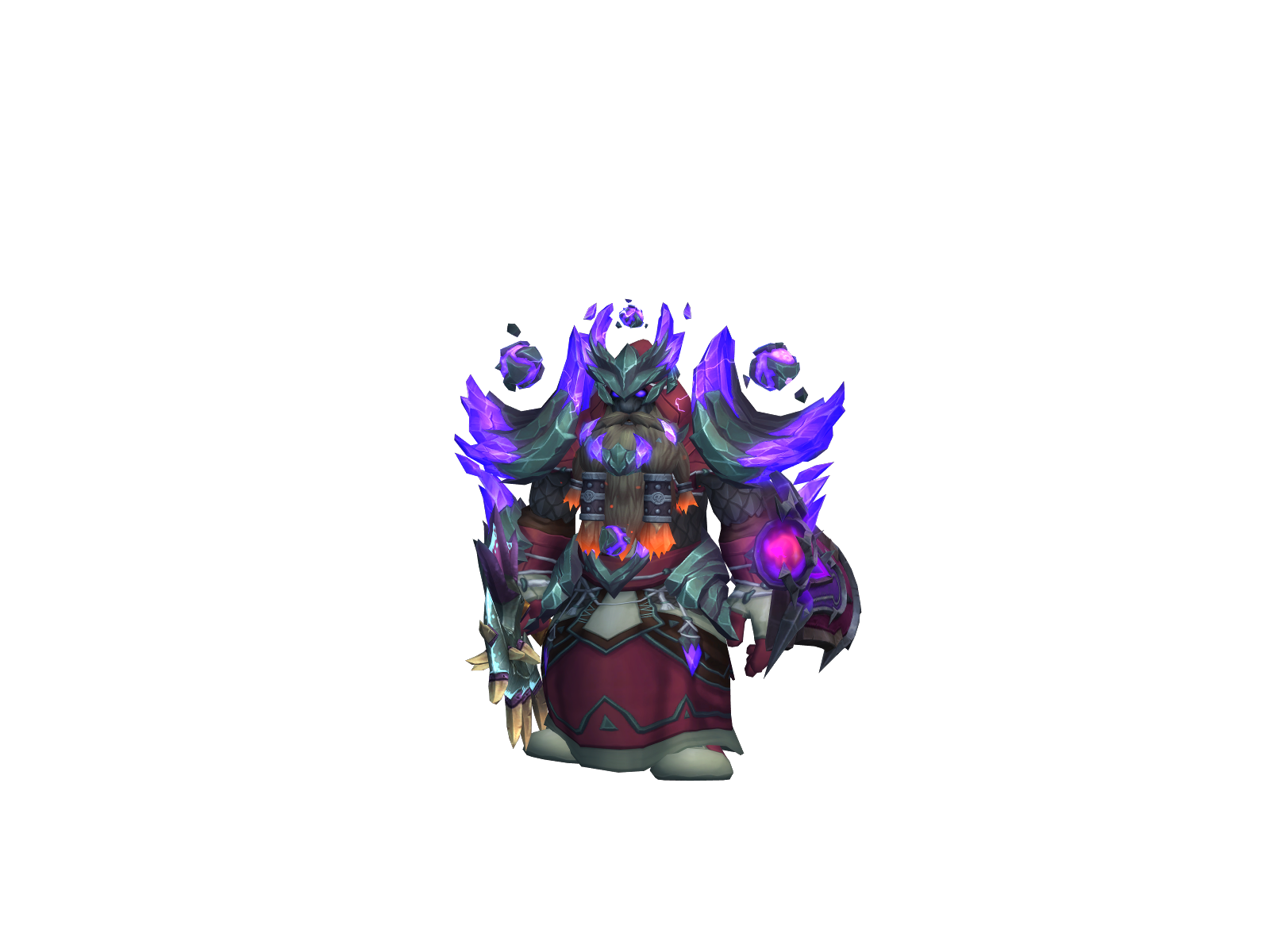 Marching 3D character render