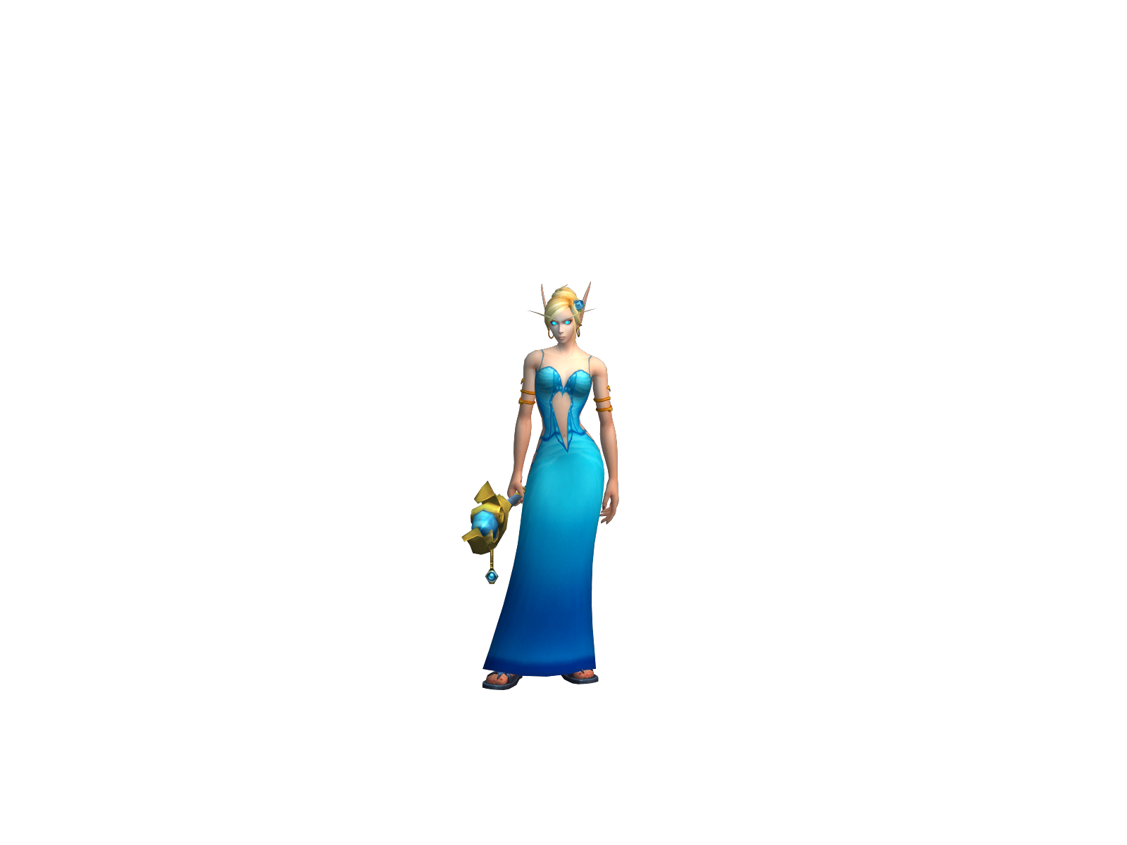 Lariamine 3D character render