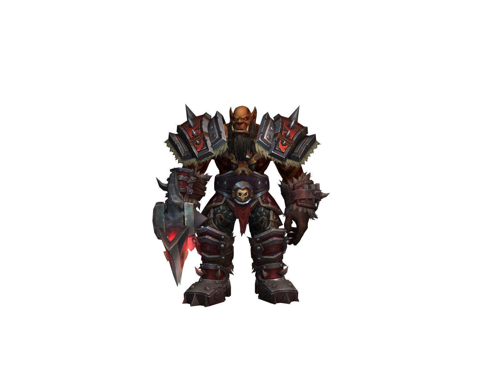 Gorux 3D character render
