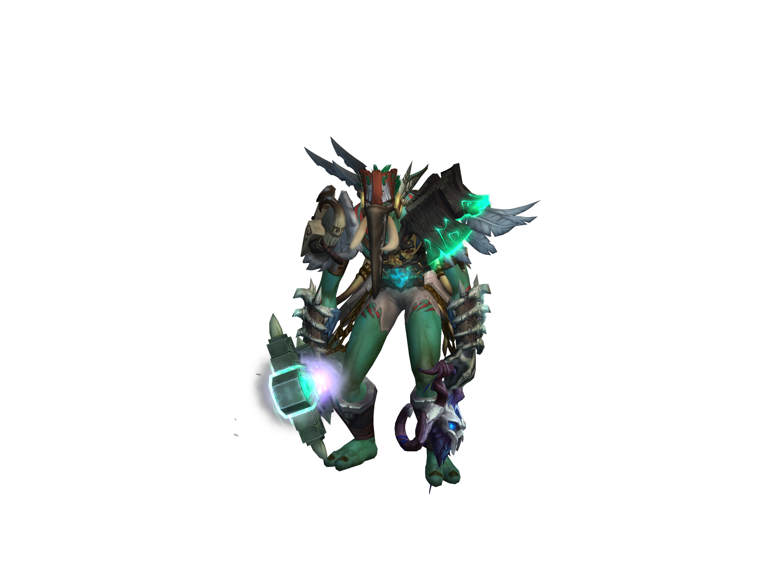 Vorkaji 3D character render