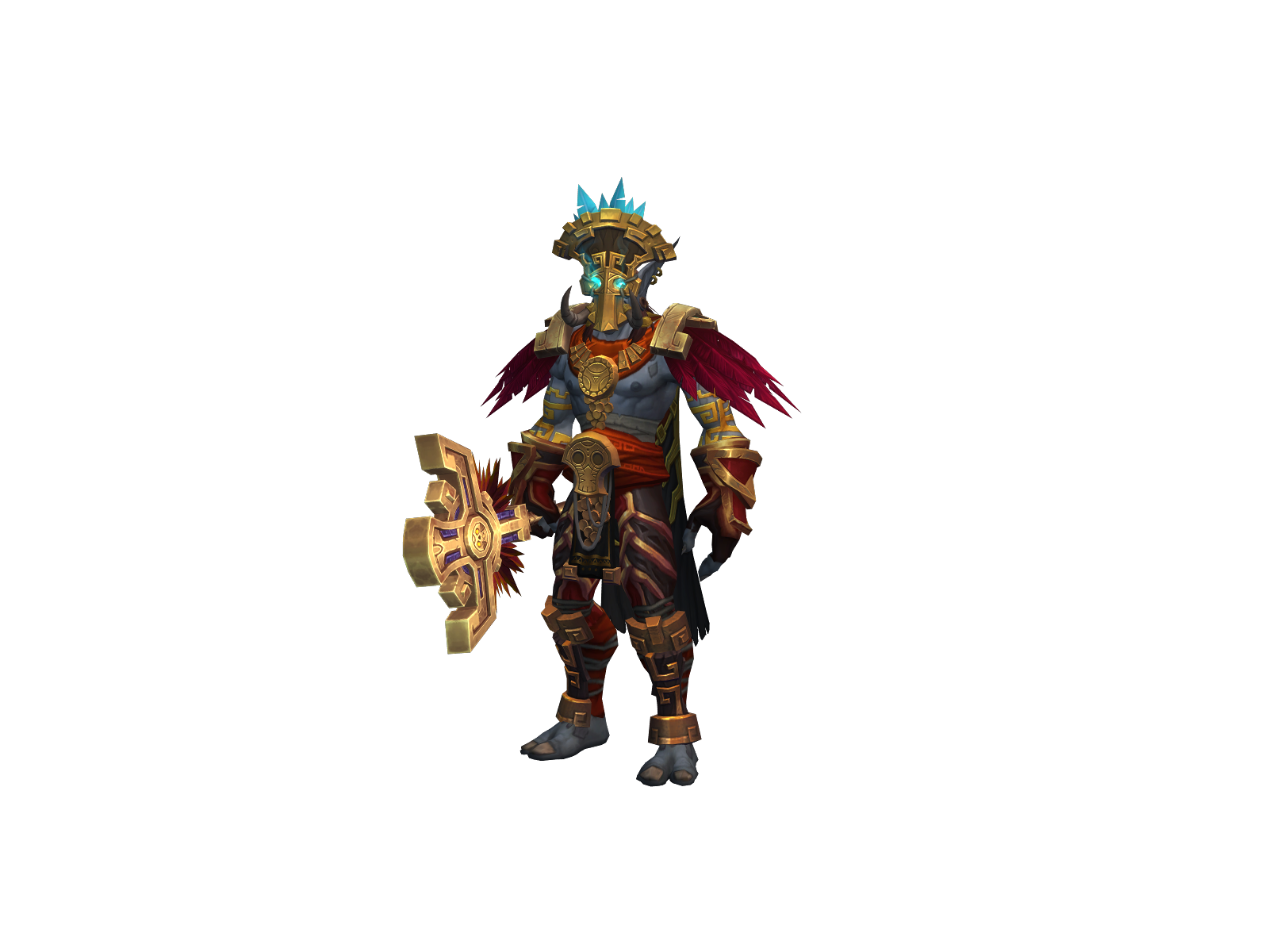 Mojando 3D character render