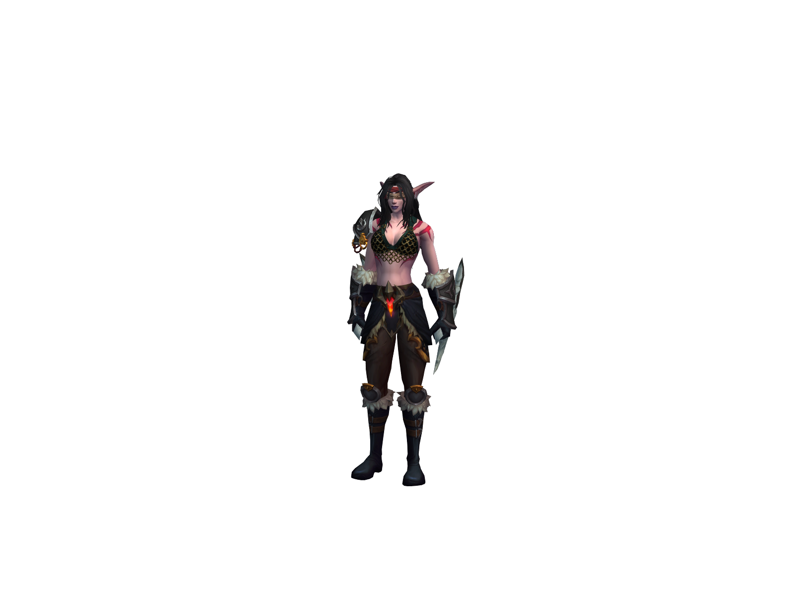 Wét 3D character render