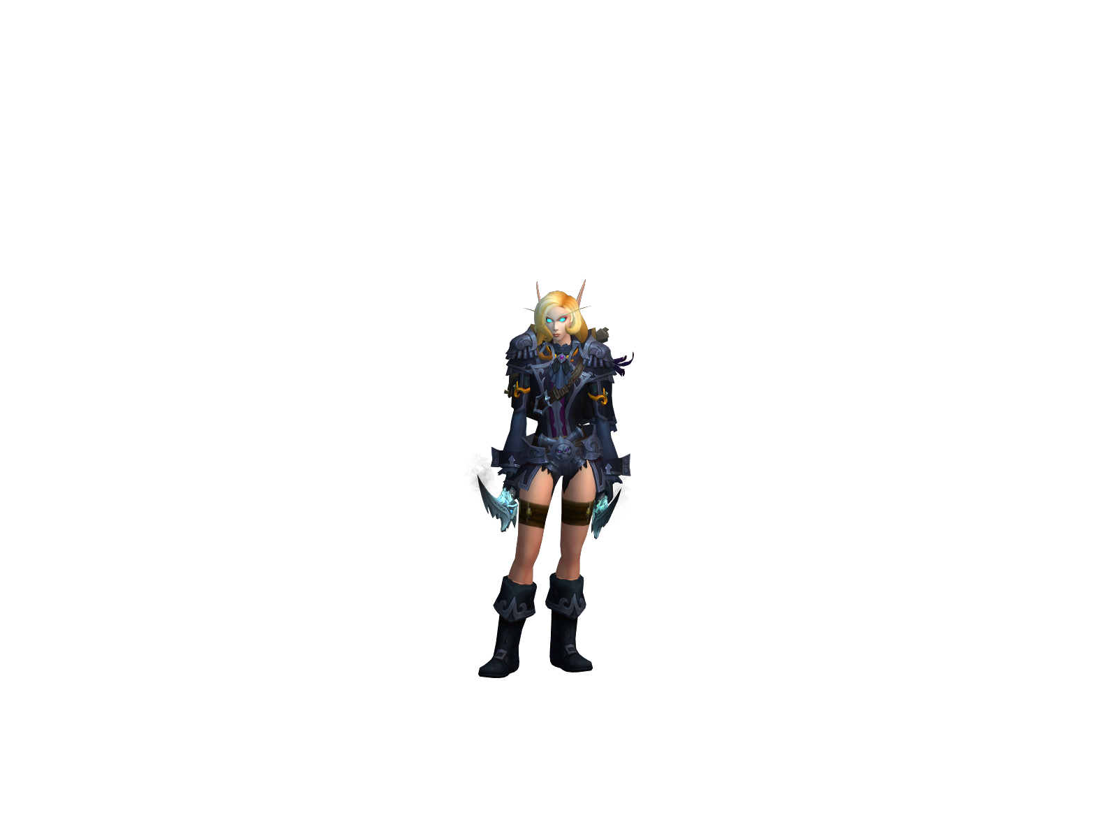 Glytchmaster 3D character render