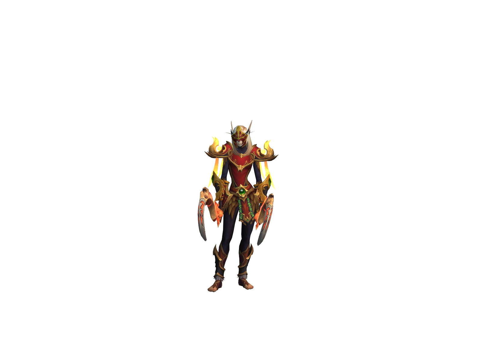 Demonhuntrix 3D character render