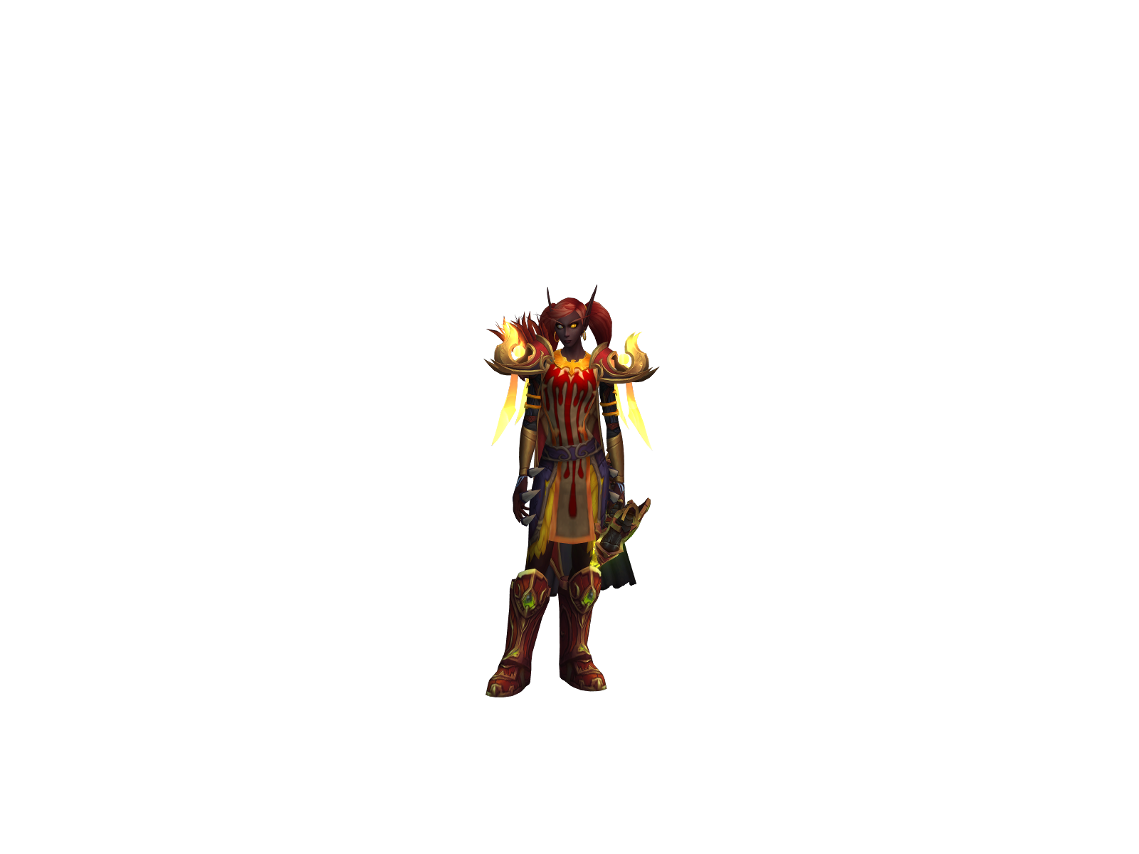 Pandoryia 3D character render