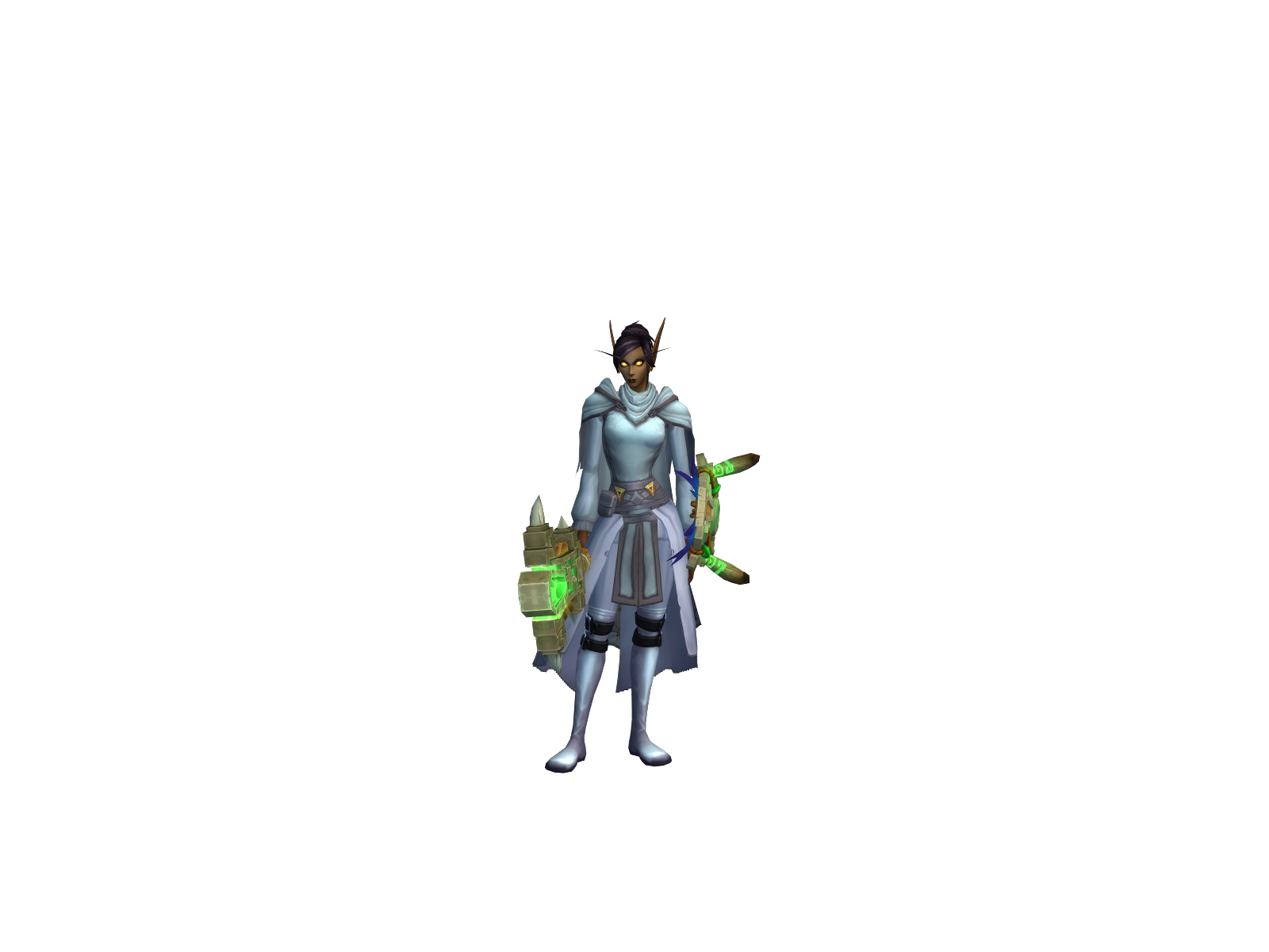 Coordinate 3D character render