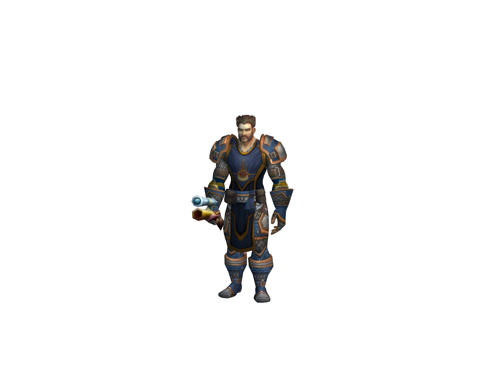 Everétt 3D character render