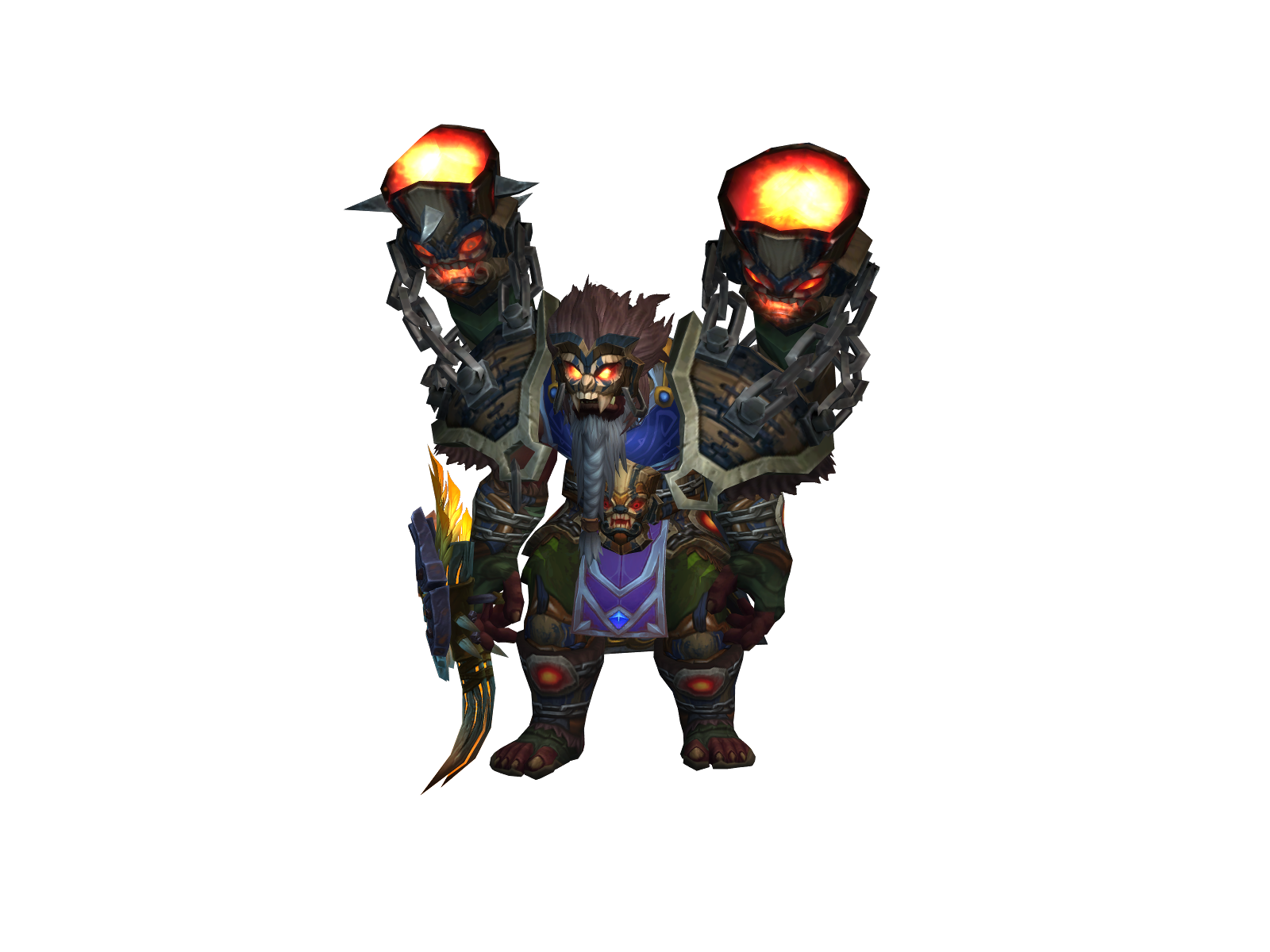 Shuggar 3D character render