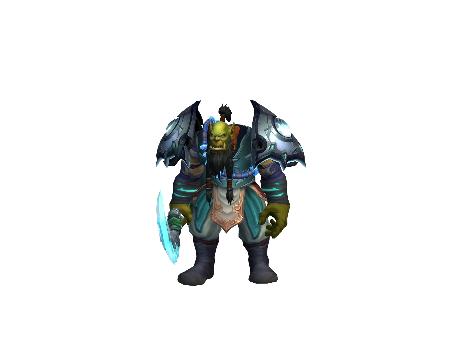 Rikzen 3D character render