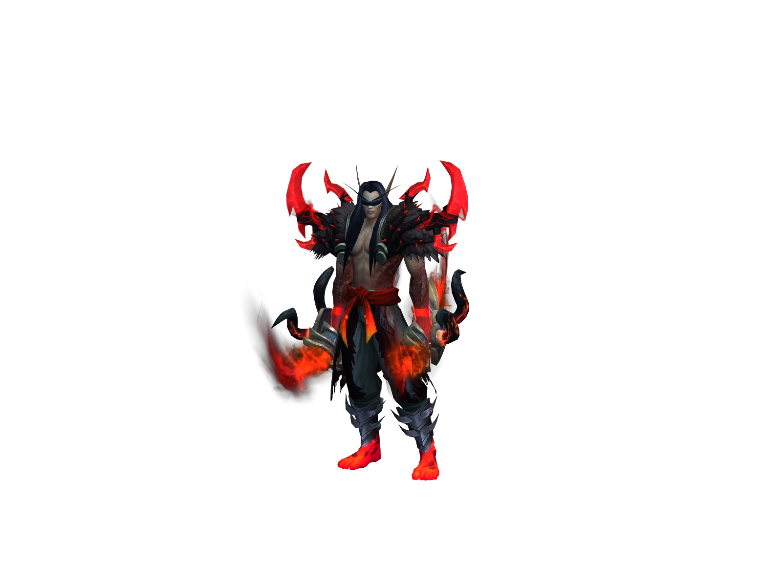 Illidean 3D character render