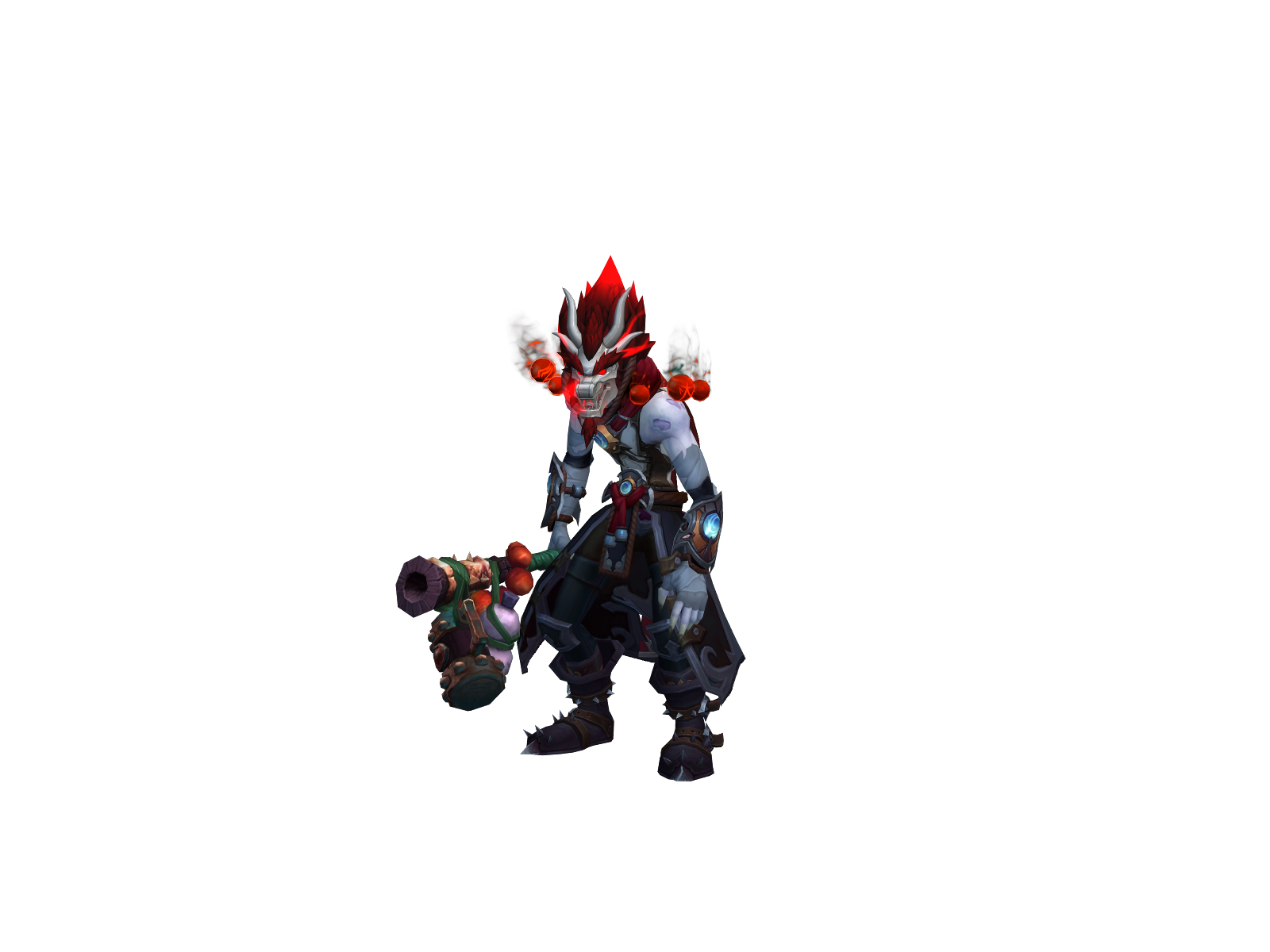 Roache 3D character render