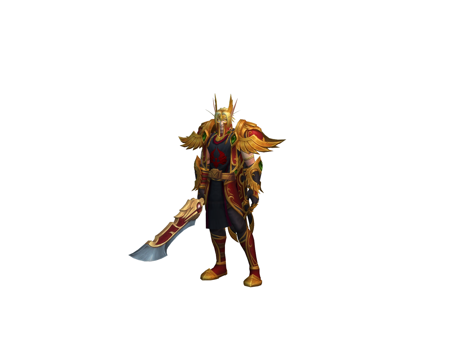 Ordrolain 3D character render