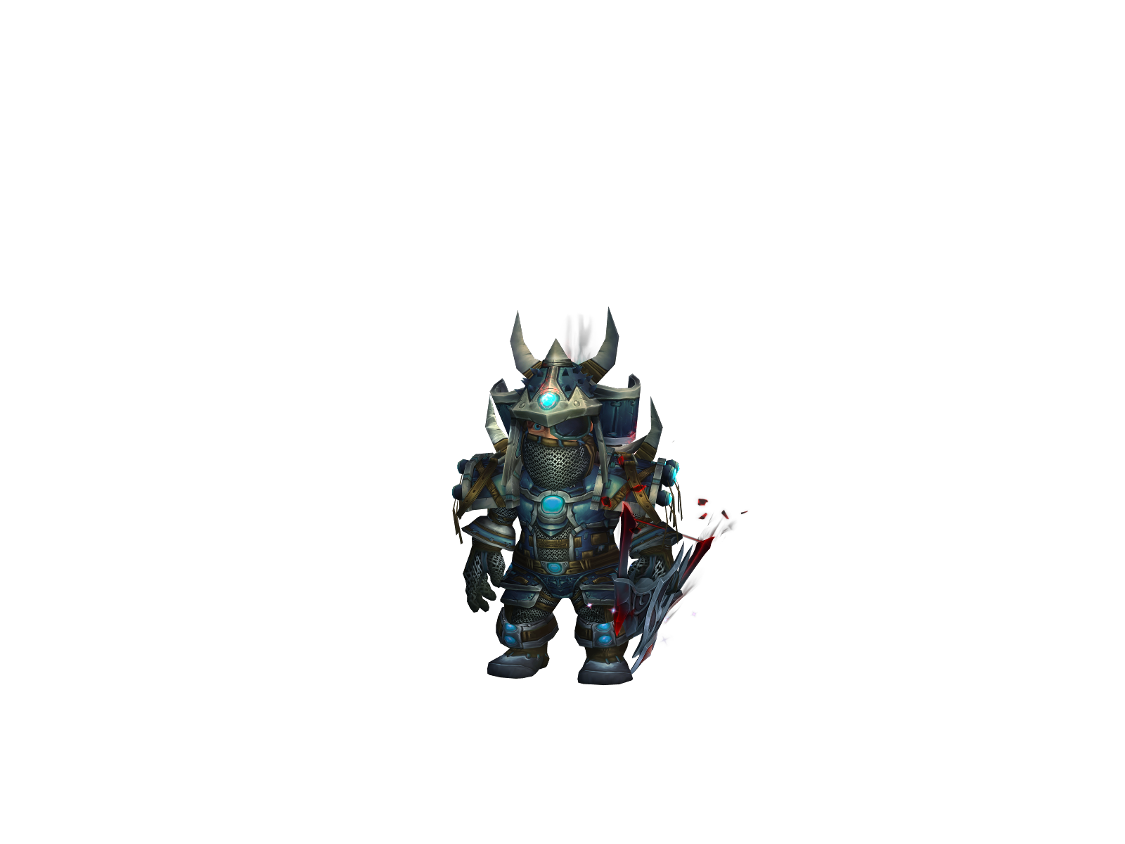 Olreject 3D character render
