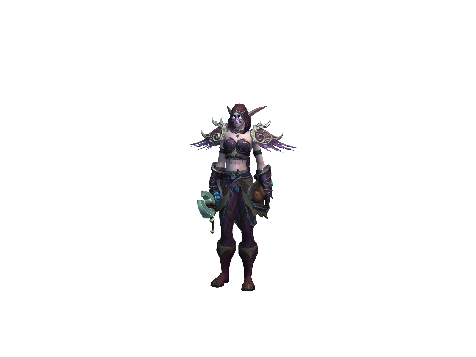 Ishdra 3D character render
