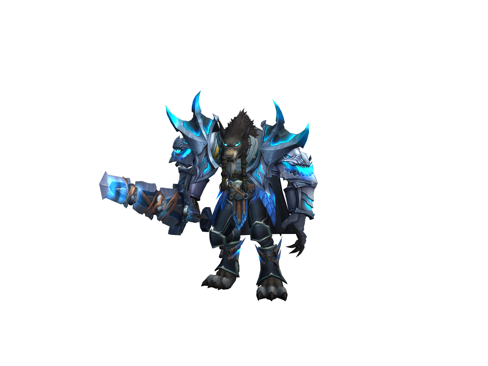 Harfen 3D character render