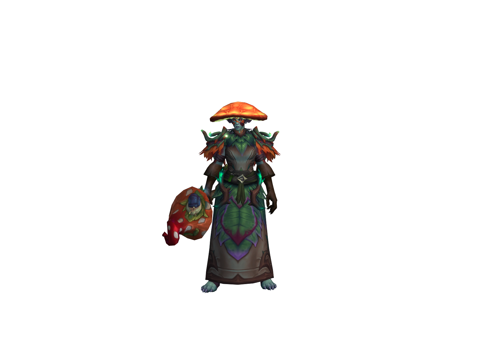 Pewee 3D character render