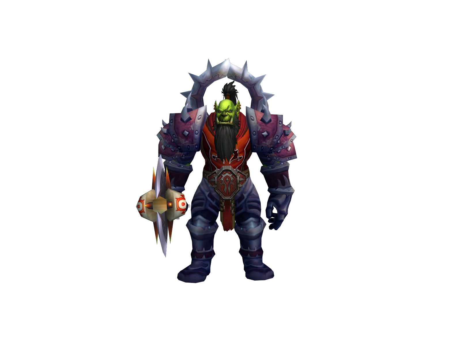 Gromarth 3D character render