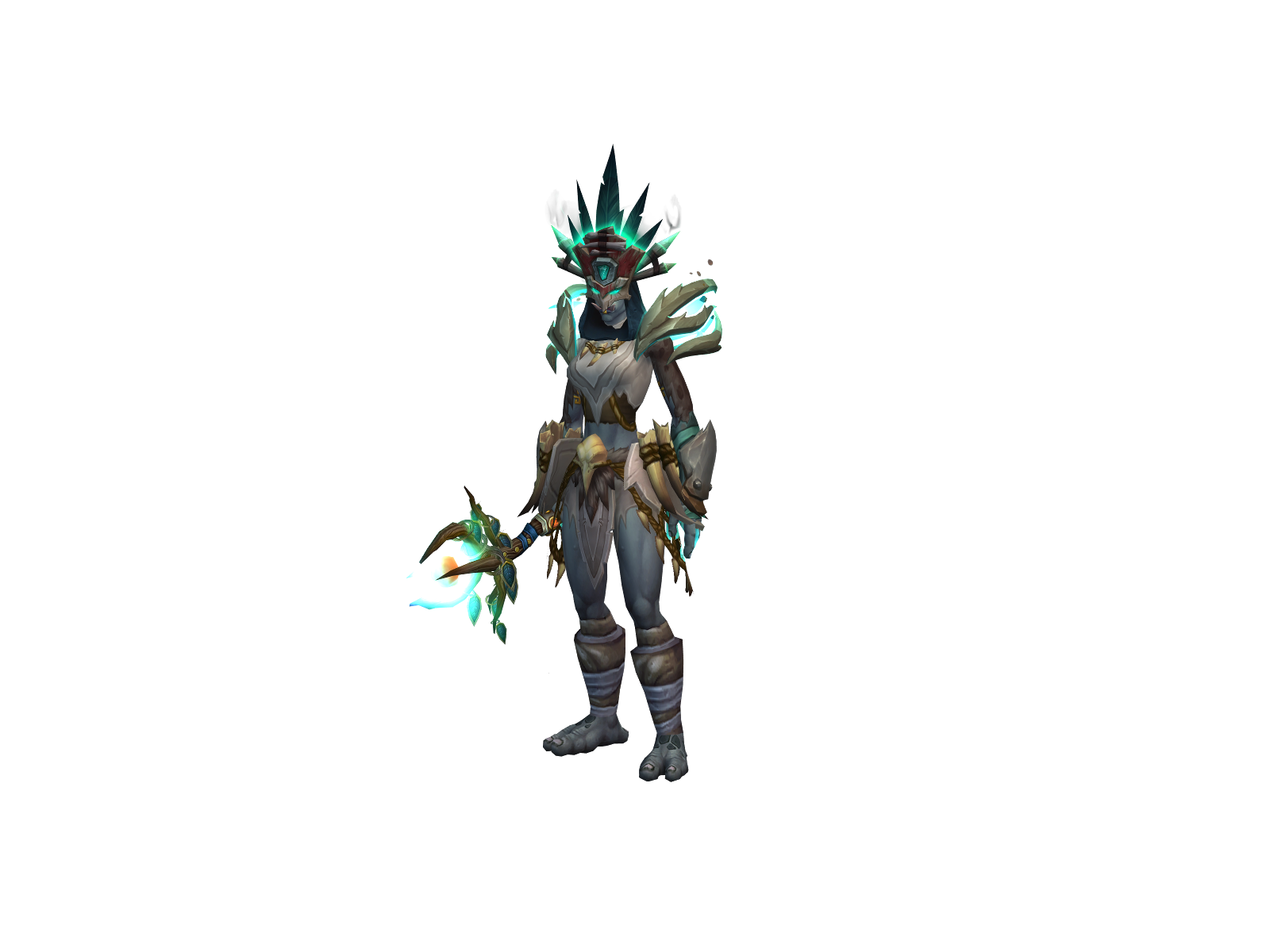 Gorgonopsi 3D character render