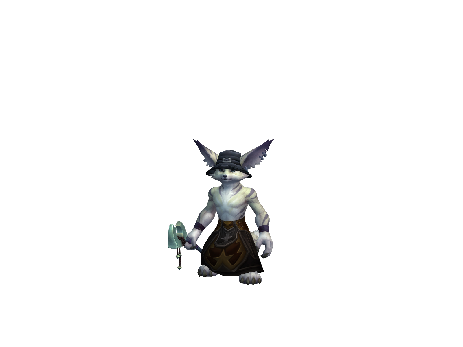 Krika 3D character render