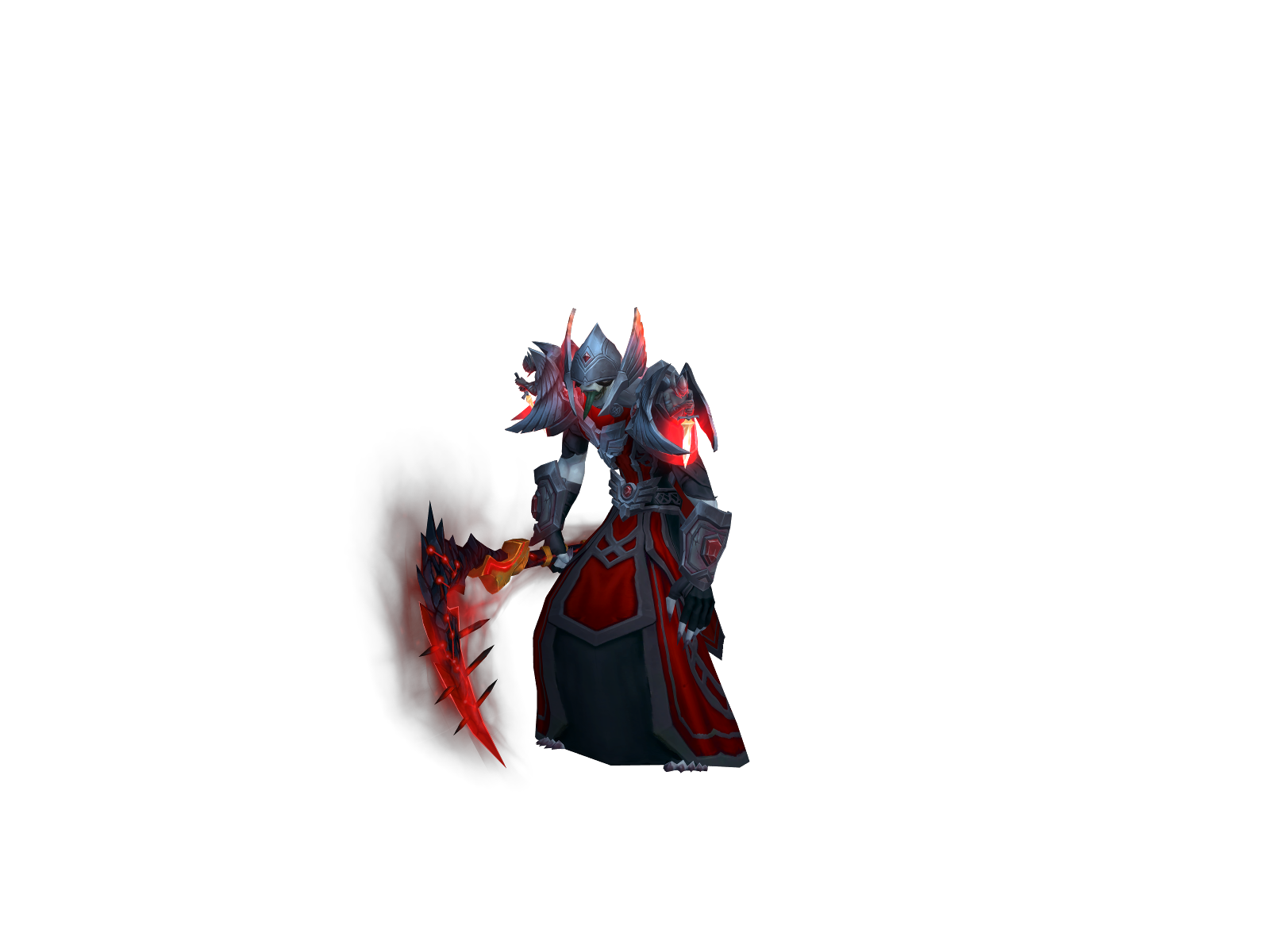 Grille 3D character render