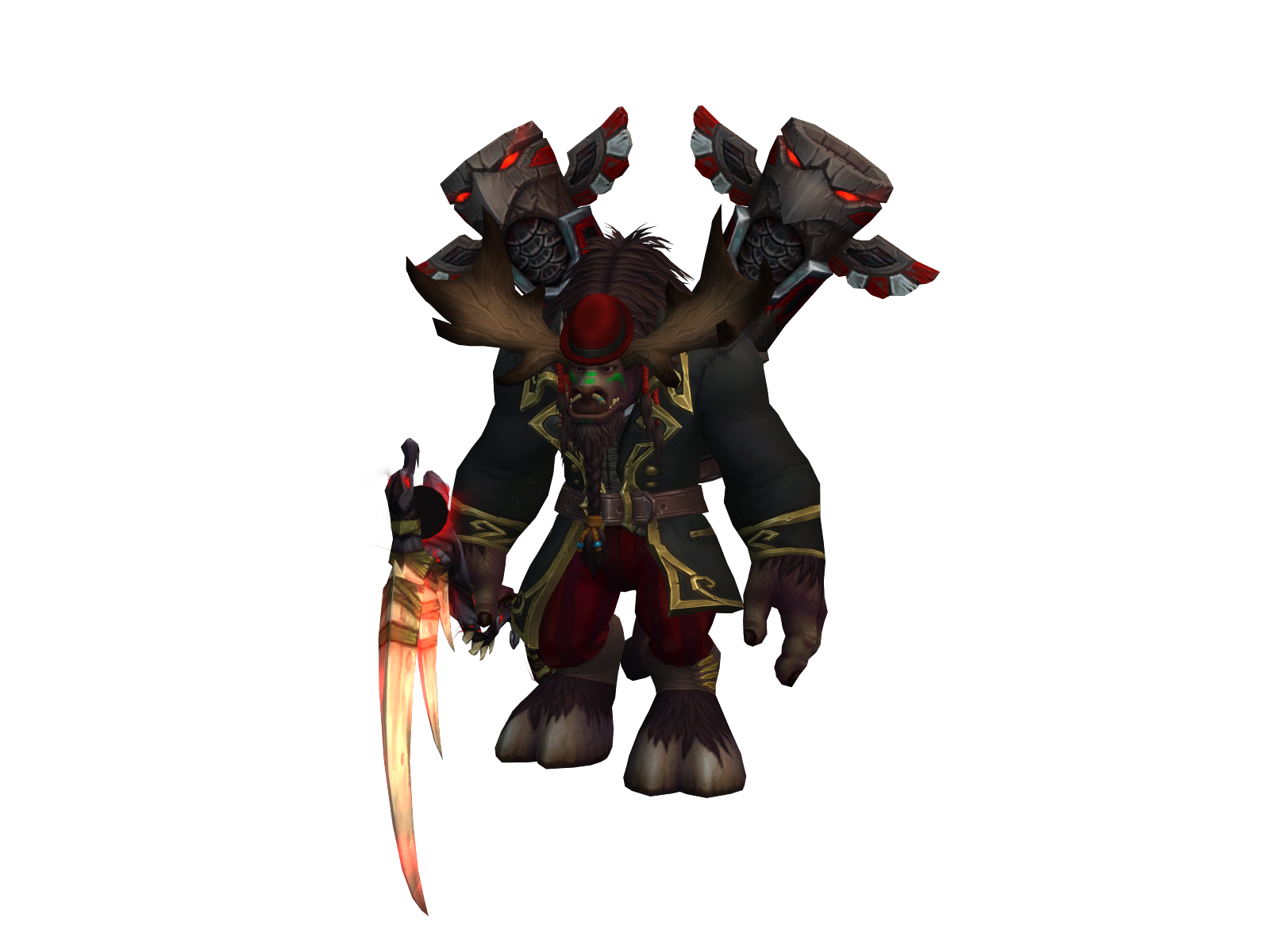 Barrell 3D character render