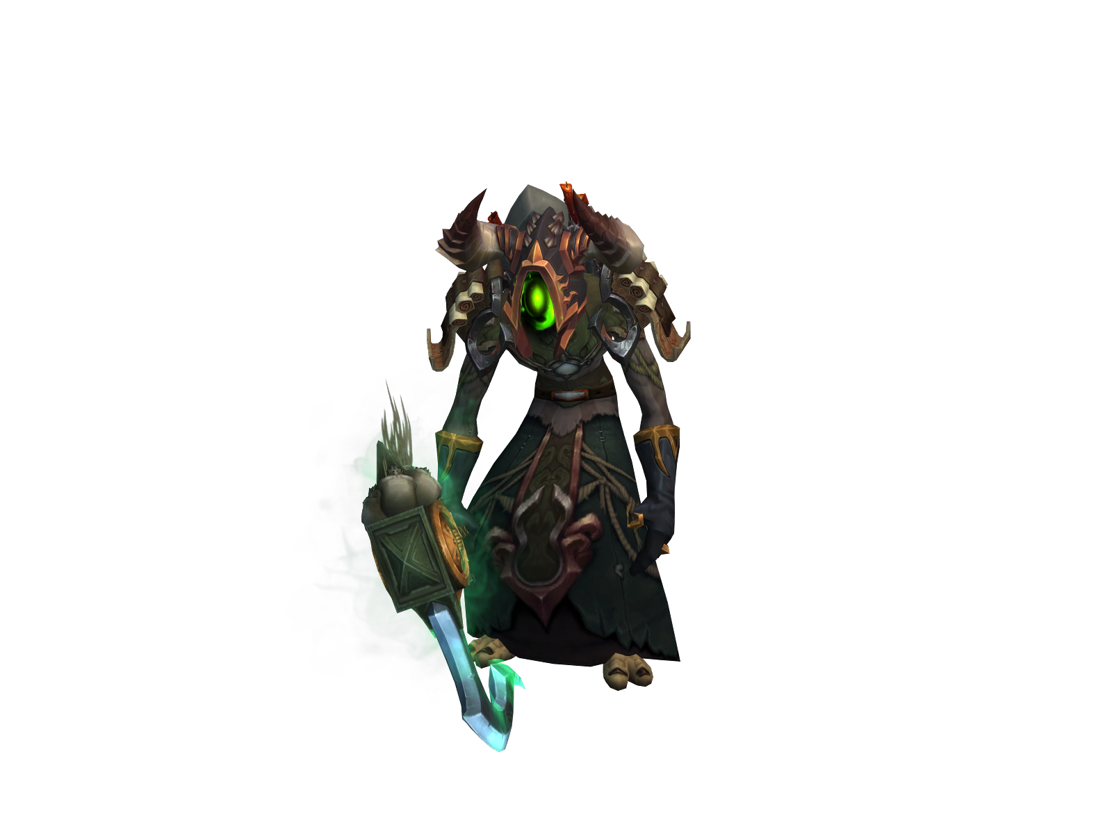 Oddasidemon 3D character render