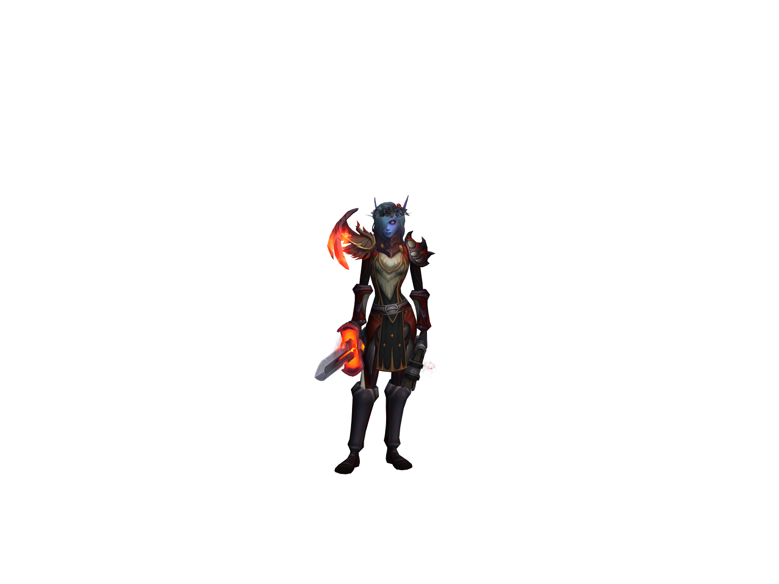 Chaining 3D character render