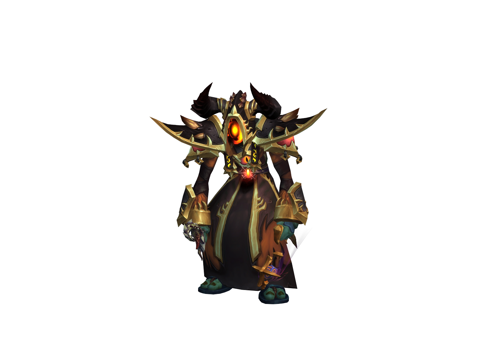 Unebra 3D character render
