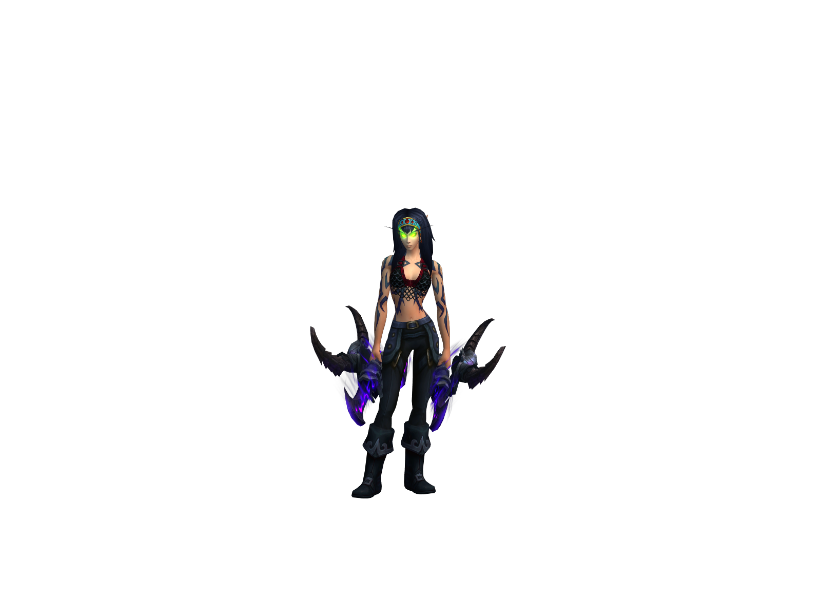 Seroquel 3D character render