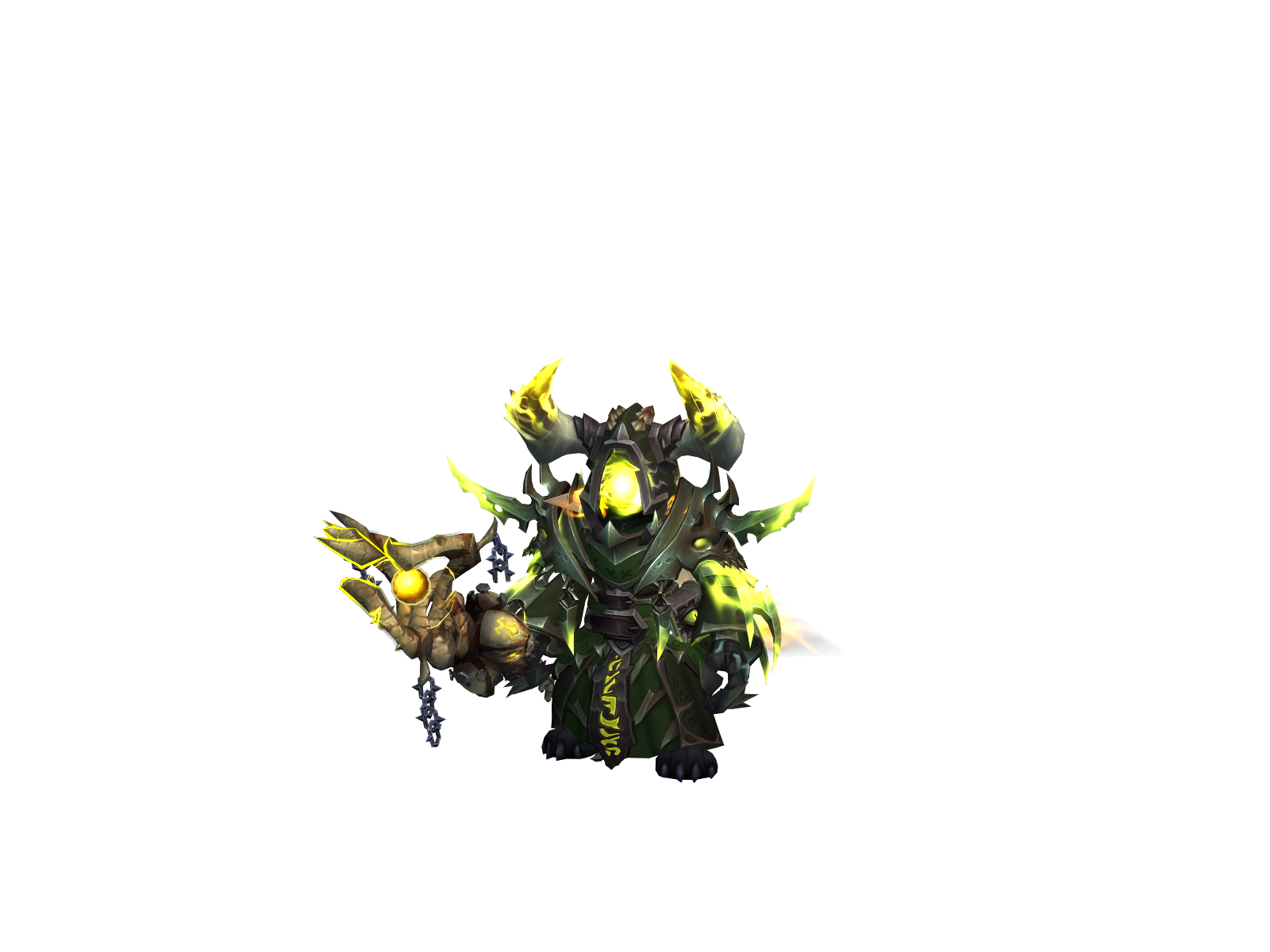 Zyyras 3D character render