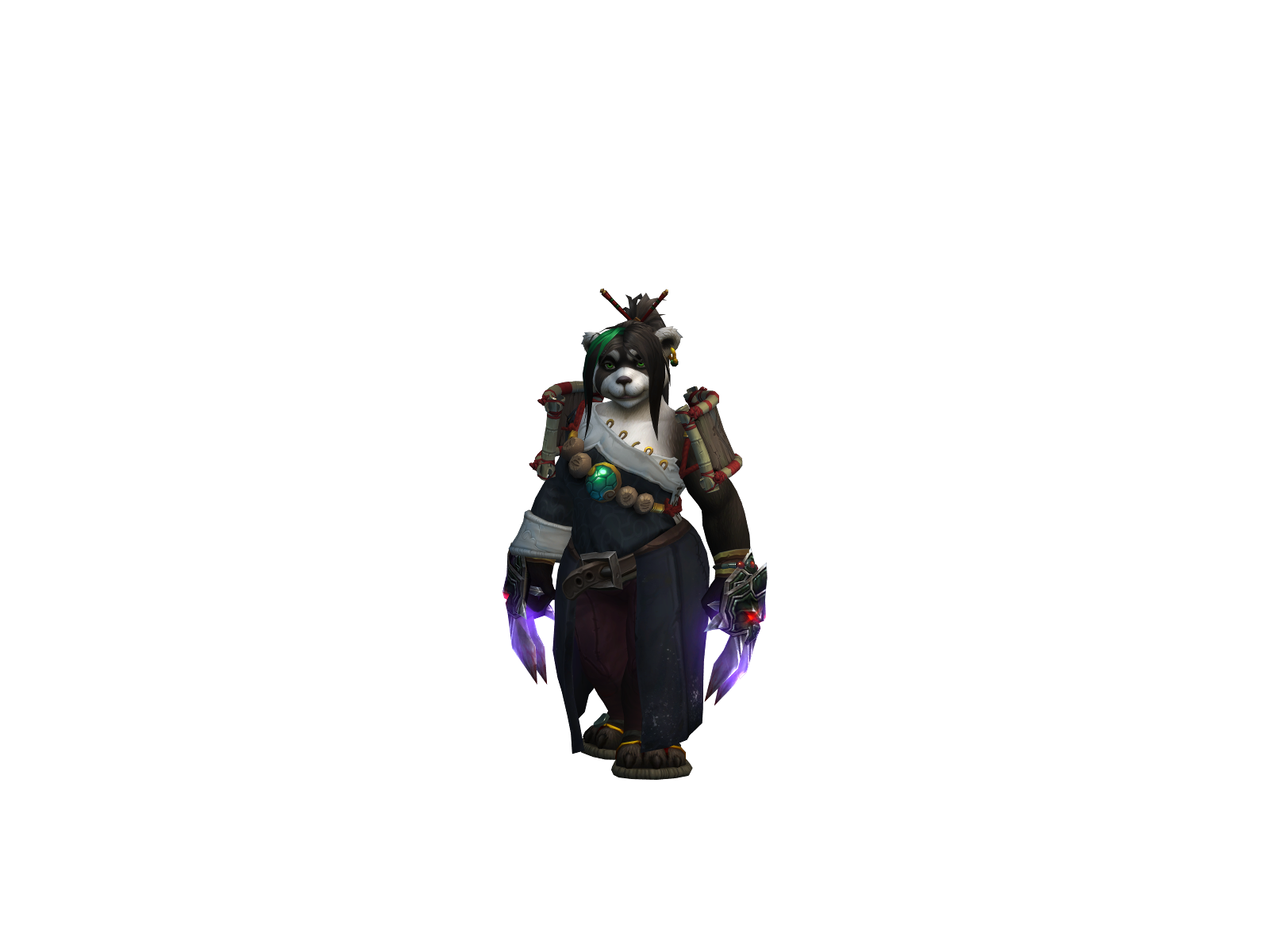 Mufei 3D character render