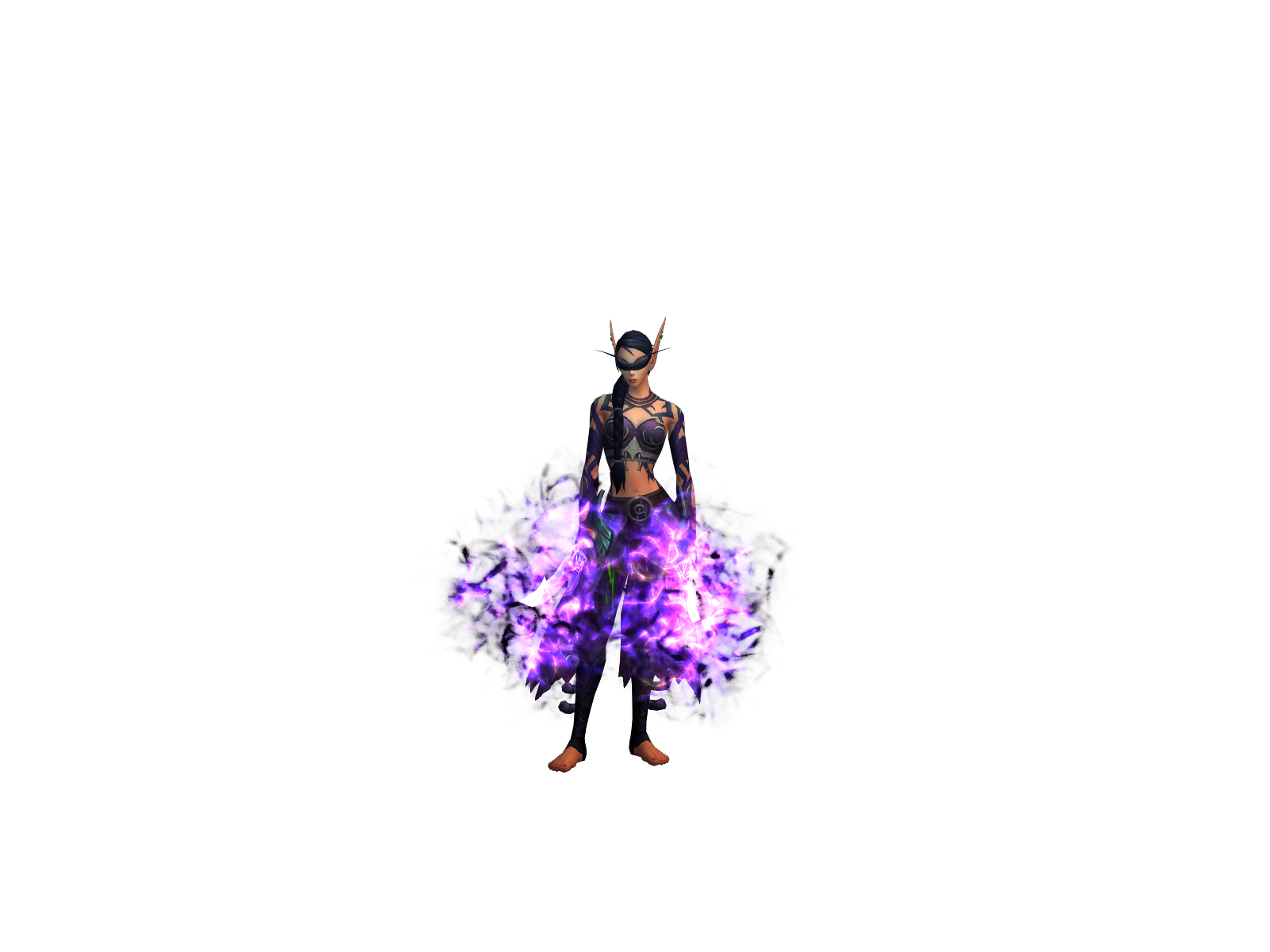 Thelladyn 3D character render