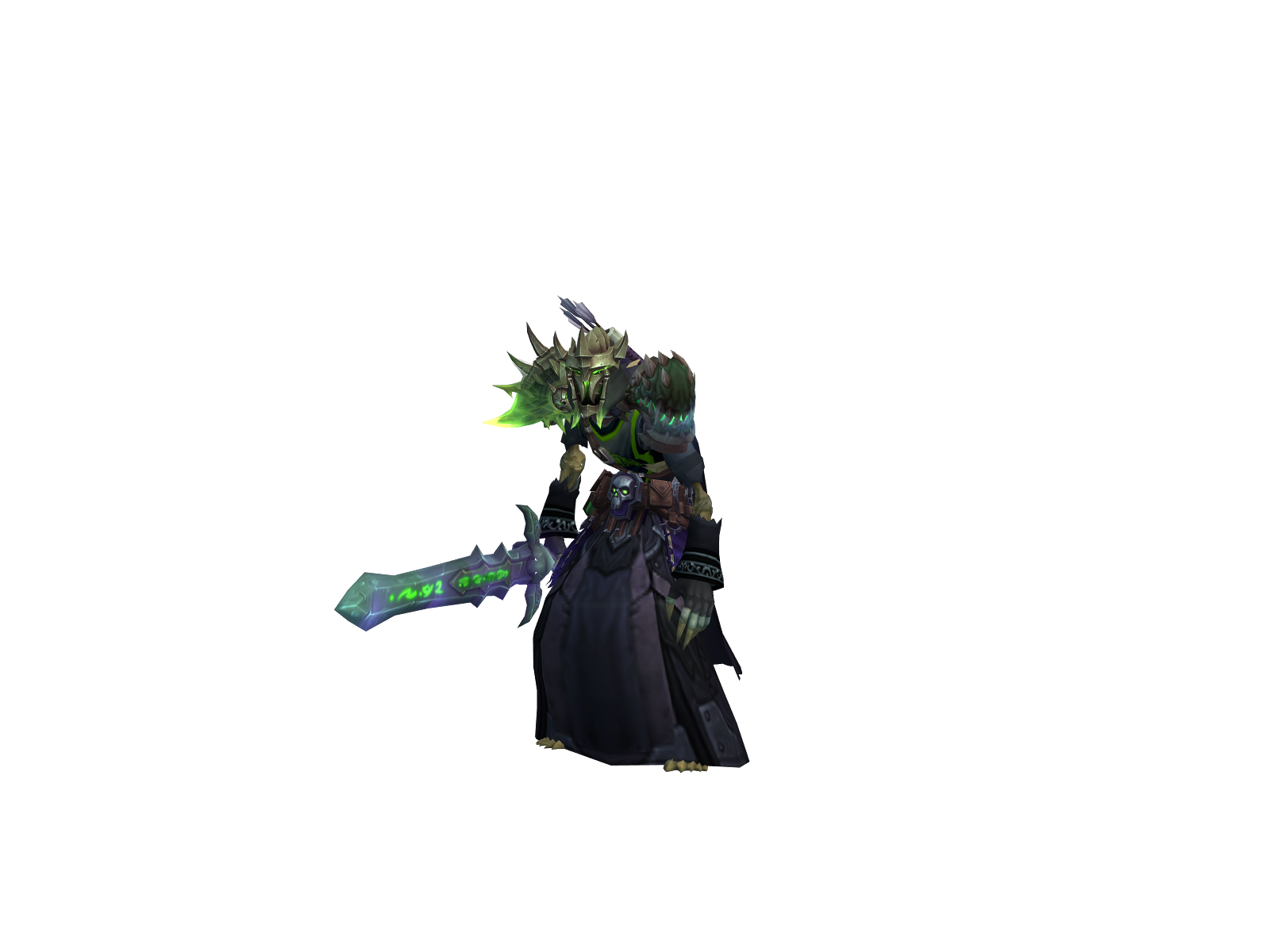 Plagueghoul 3D character render