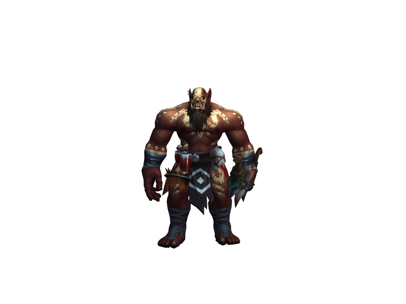 Worgesh 3D character render