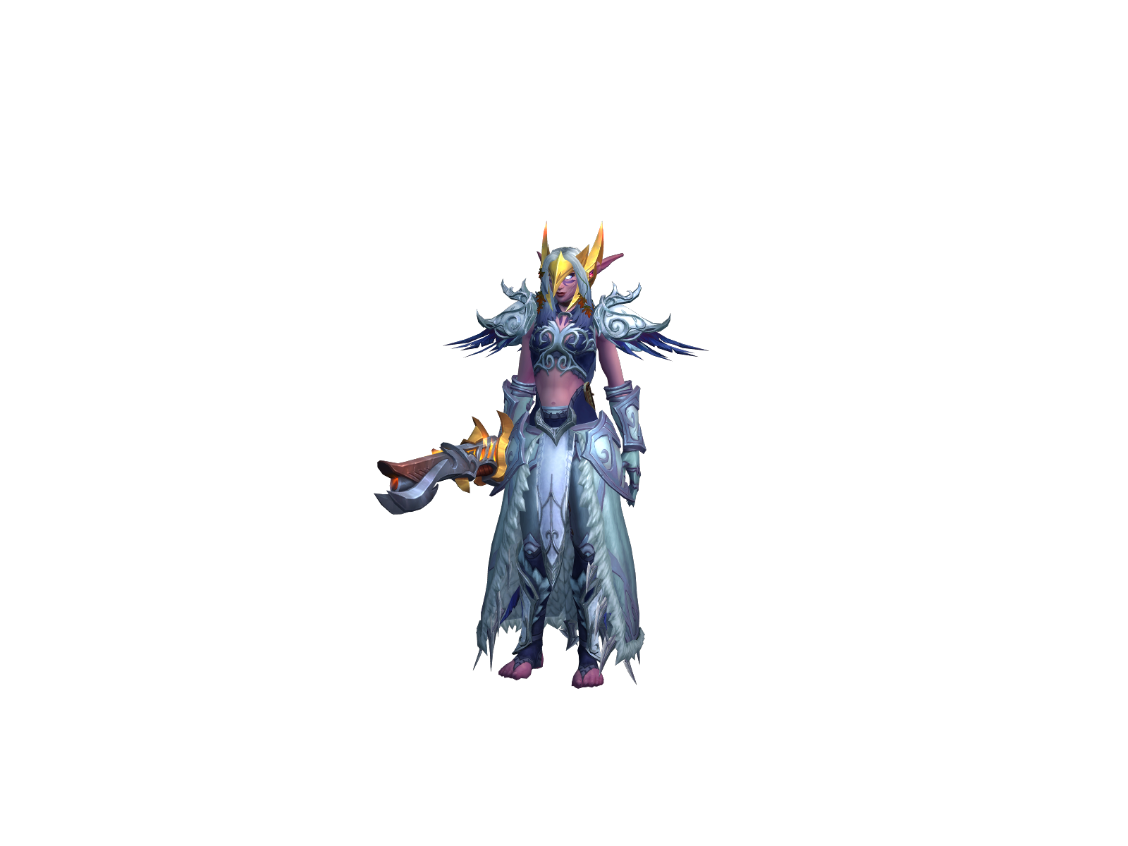 Elunara 3D character render