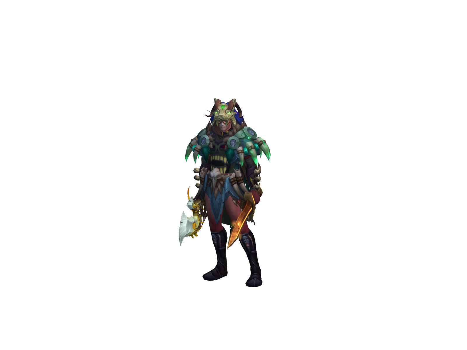 Hornstaarr 3D character render