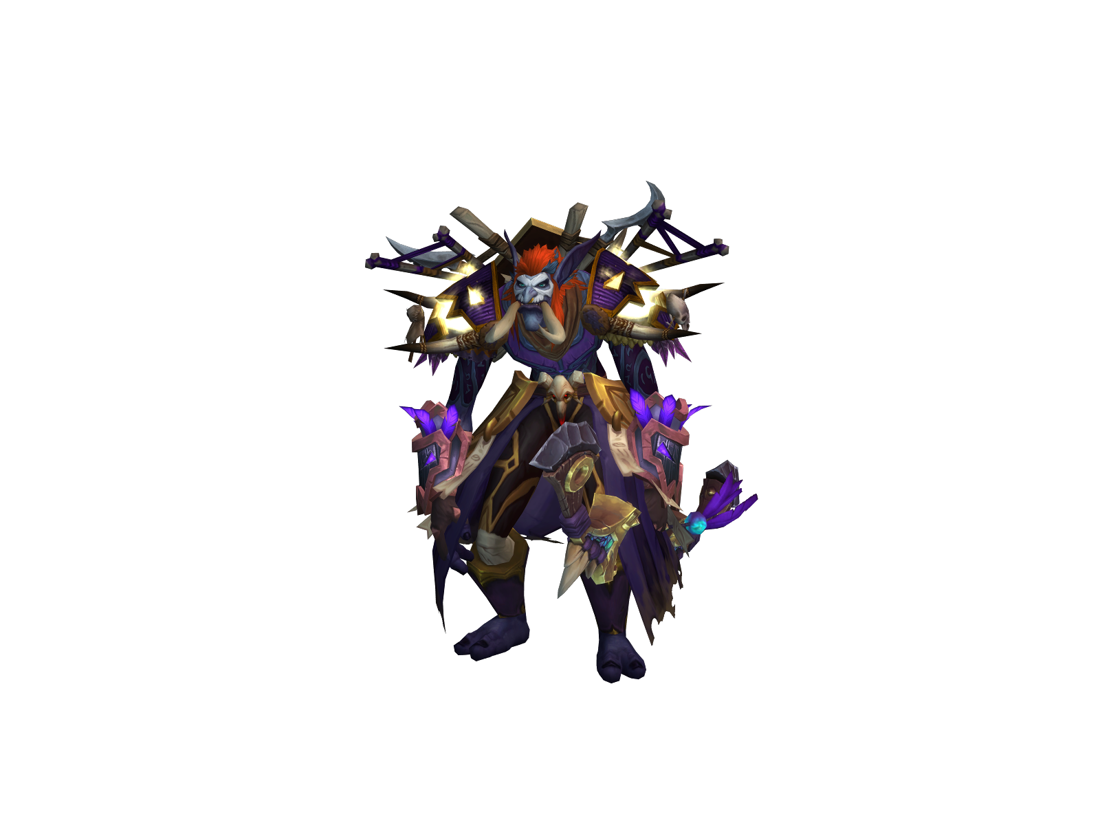 Quetzul 3D character render