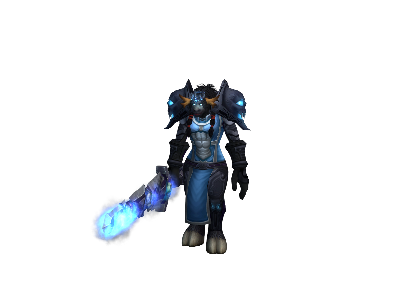 Peachyhorn 3D character render