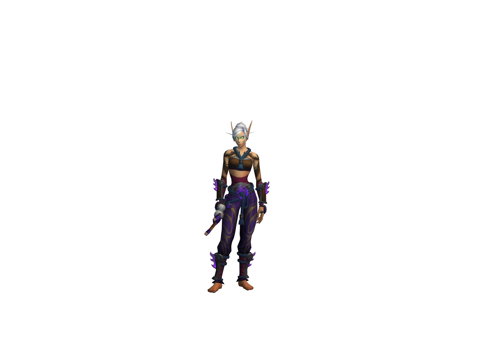 Saêloria 3D character render