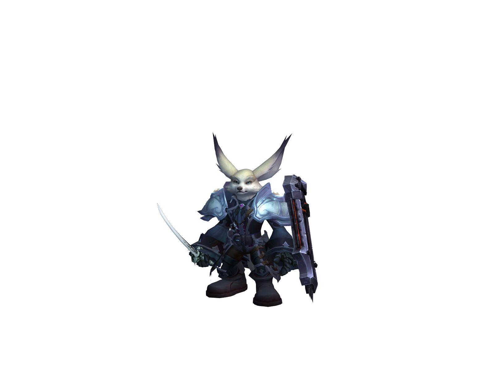 Vulpiroth 3D character render