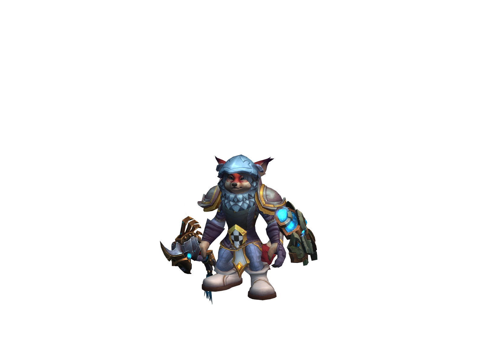 Showerbane 3D character render